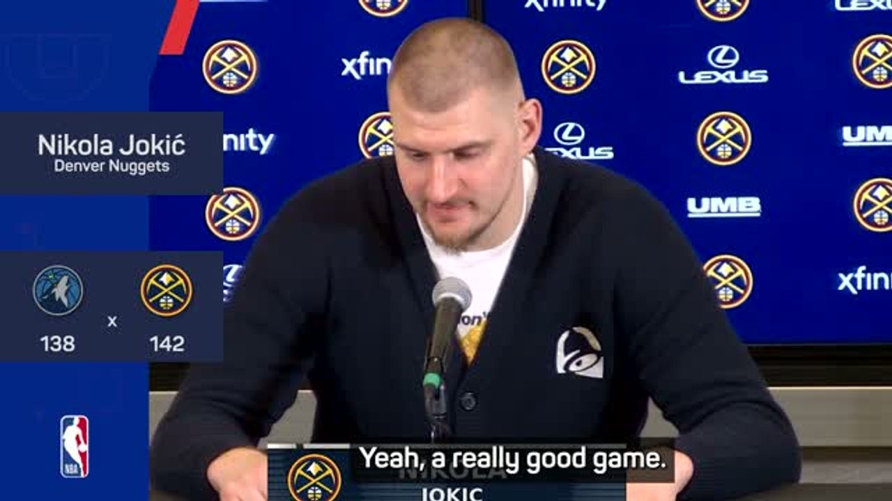 'Best player in the world' Jokic records histor...