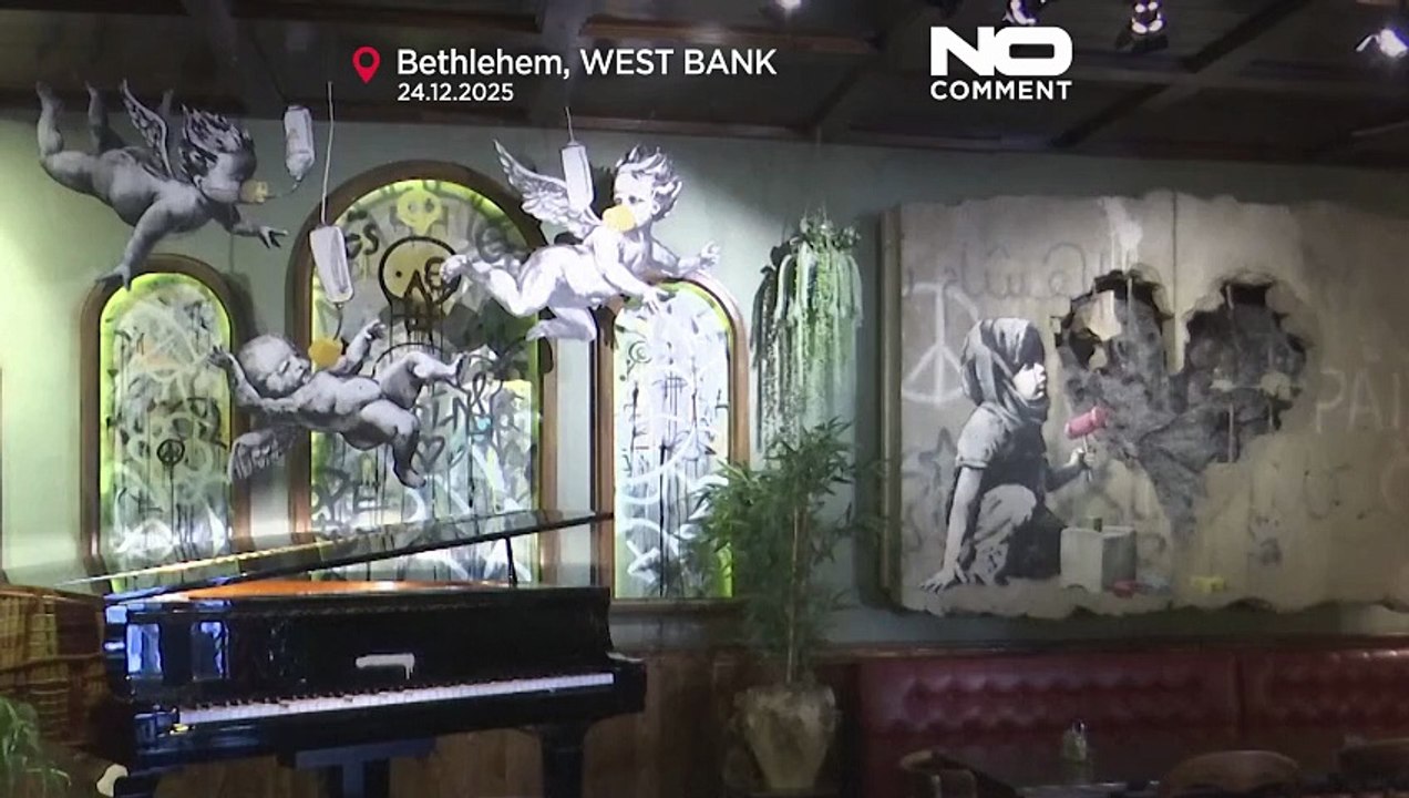 Banksys Walled Off Hotel in Bethlehem öffnet nach zweijähriger Schließung wieder