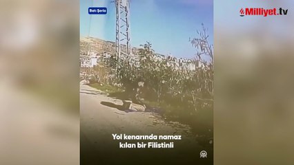 İbadet sırasında insanlık dışı saldırı! Namaz kılan Filistinliyi ATV ile ezdi
