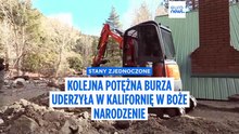 Burza w Kalifornii słabnie, ale ryzyko powodzi i lawin pozostaje wysokie