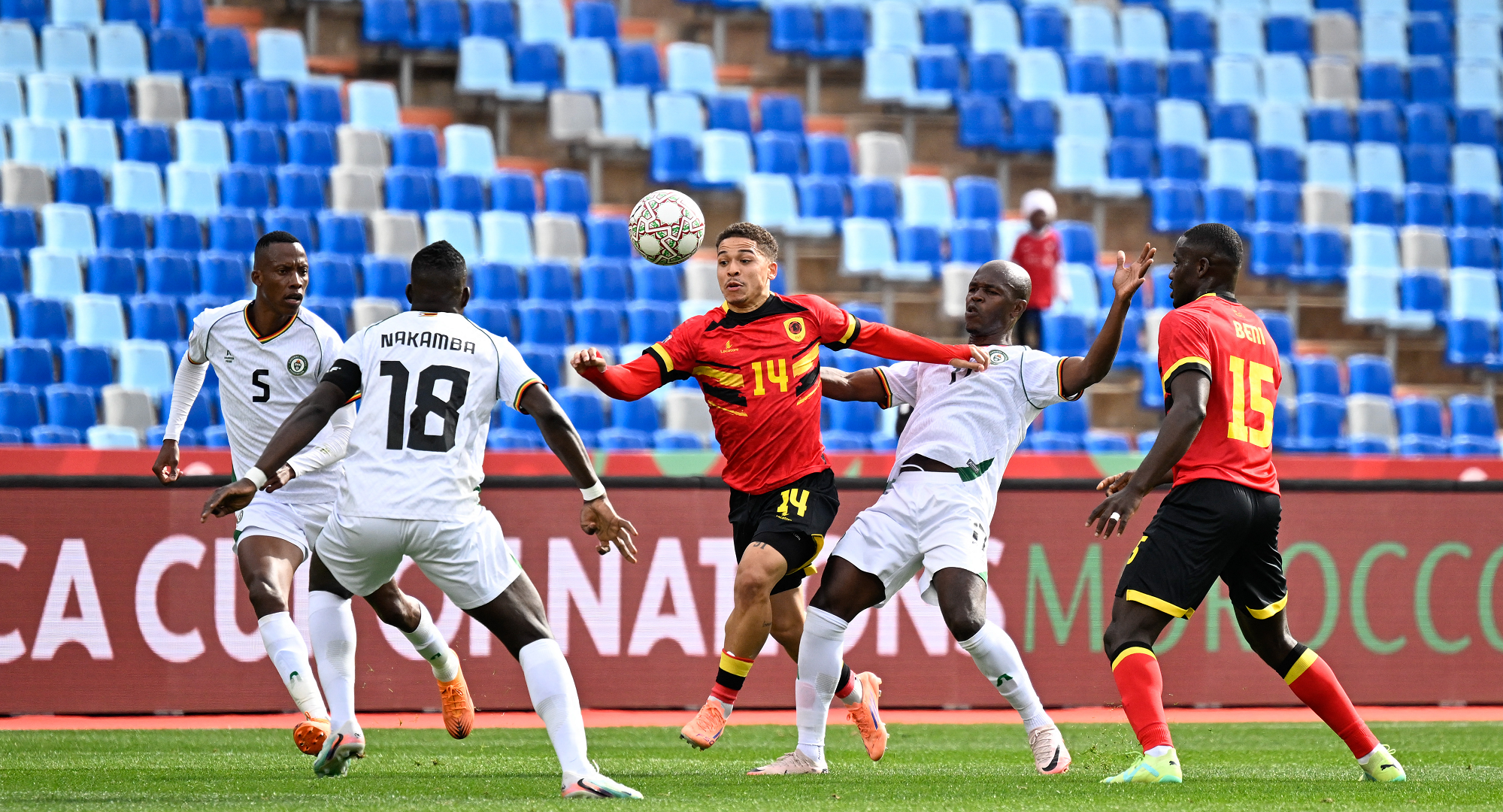 CAN 2025 :  Un nul qui n'arrange personne entre l'Angola et le Zimbabwe