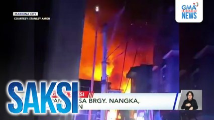 Sunog, sumiklab ngayong gabi sa Brgy. Nangka | Saksi