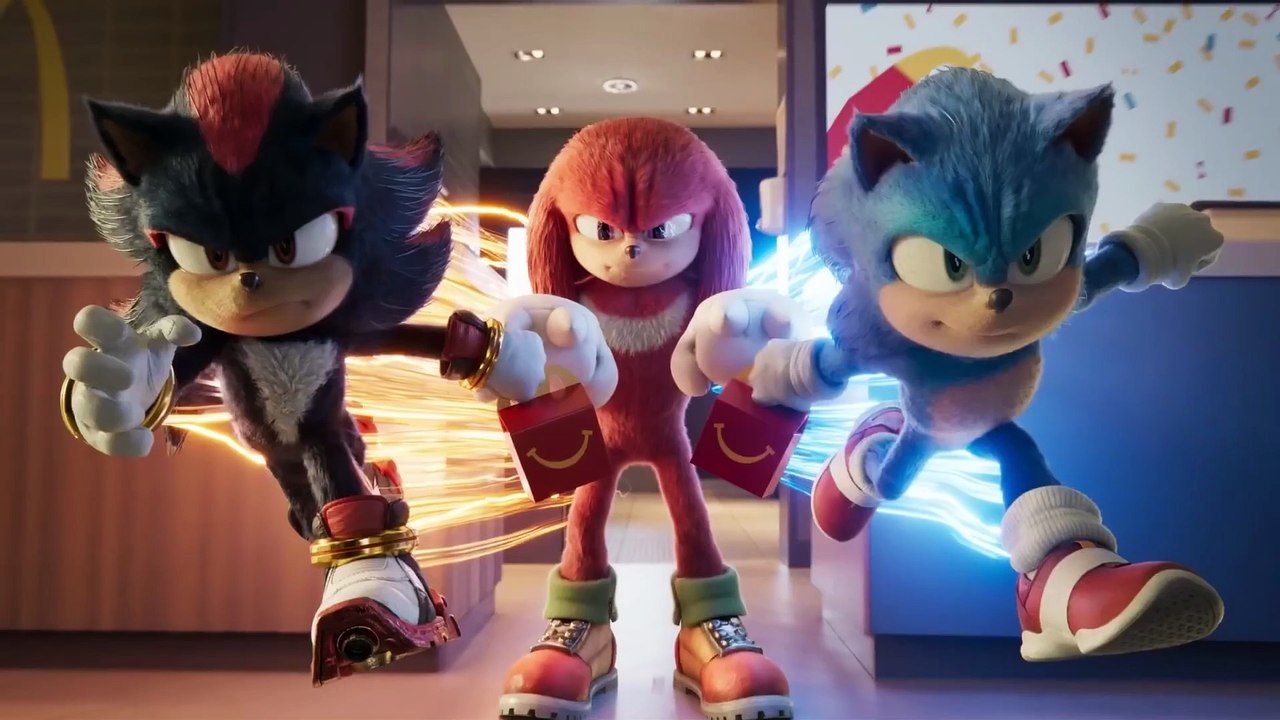 Sonic 3, le Film: Pub McDonald's