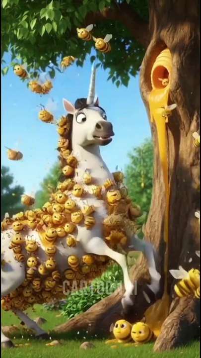 Bees Attack Horse 😱 | Horse Runs in Pain 🐎🐝 | Animal Rescue Cartoon Short#HorseRescue #BeesAttack #AnimalRescue #CartoonShorts #3DCartoon #HorseShorts #AnimalShorts #RescueTeam #YouTubeShorts #ViralShorts #FunnyAnimals #WildlifeRescue #KidsCartoon #Sho