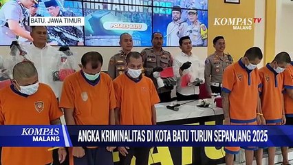 2025 Angka Kriminalitas di Kota Batu Turun, Kecelakaan Lalu Lintas jadi Perhatian