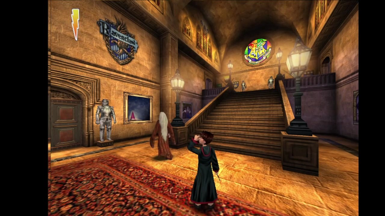 Harry Potter and the Sorcerer's Stone (PC)Training Gameplay