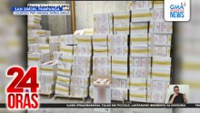 Mahigit P100M halaga ng mga ipinuslit umanong sigarilyo, nabisto nang parahin ang truck na lumabag sa batas-trapiko | 24 Oras
