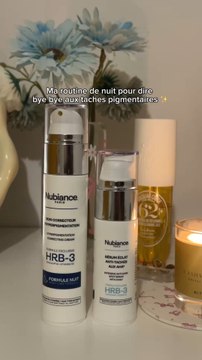 ✨ Ma routine de nuit pour dire bye bye aux taches pigmentaires ✨Le soir, j’aime prendre un vrai moment pour ma peau 🤎J’utilise le Duo Anti-Taches Nuit @Nubiance Ready to sleep, ready to glow 🌙👉 Et toi, tu as déjà testé ce duo ?