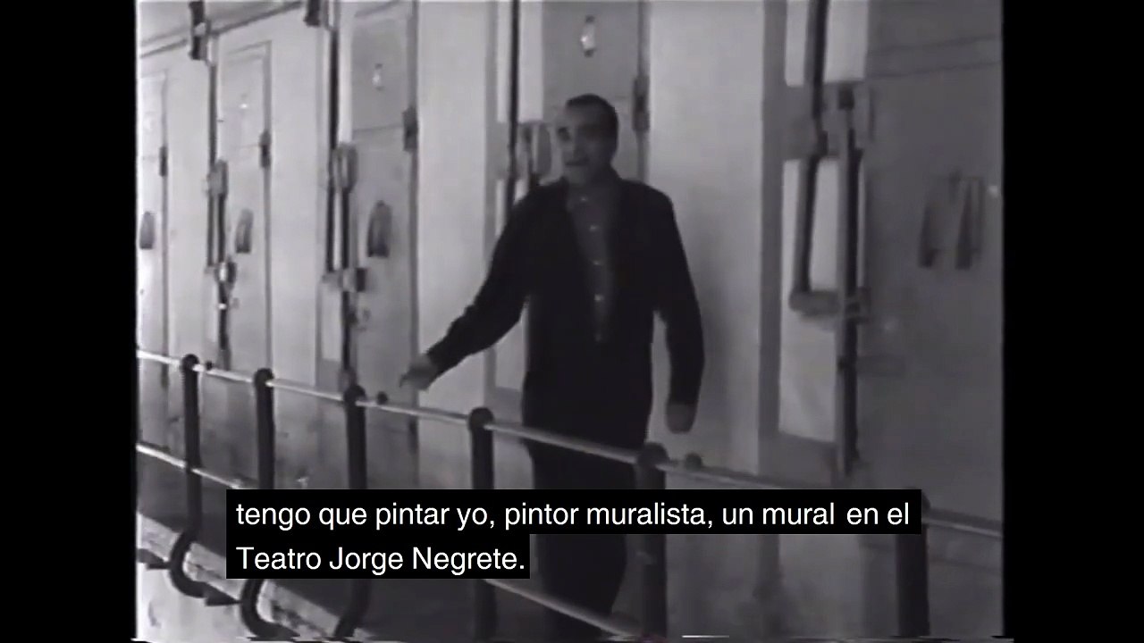 David Alfaro Siqueiros en su reclusión en la Cárcel Preventiva del Distrito Federal (Lecumberri)
