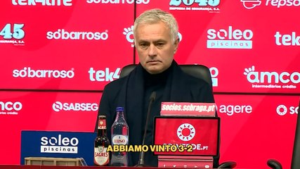 Mourinho show in conferenza stampa: "Pareggio? No, abbiamo vinto 3-2"