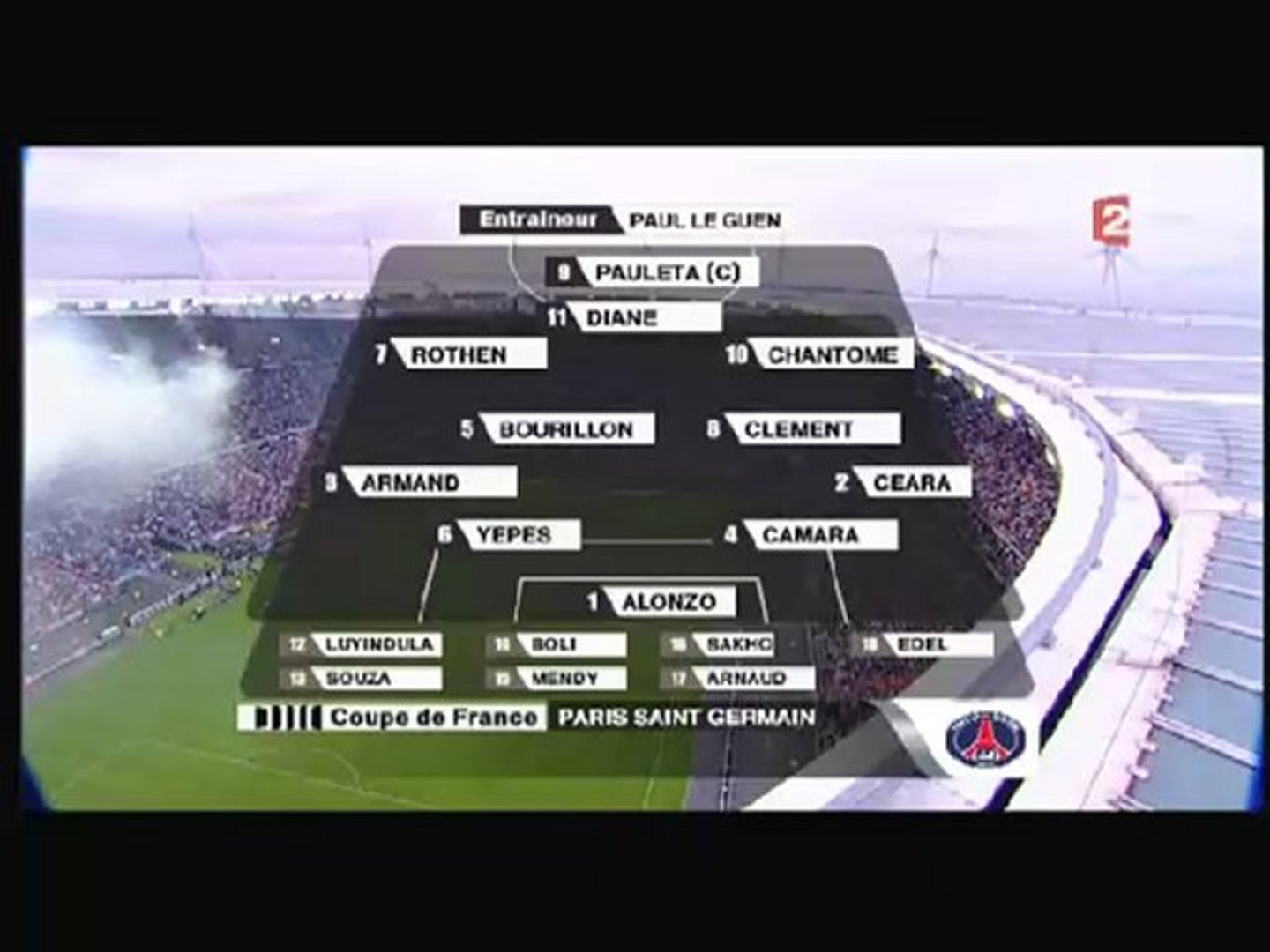 Finale de la Coupe de France 2008