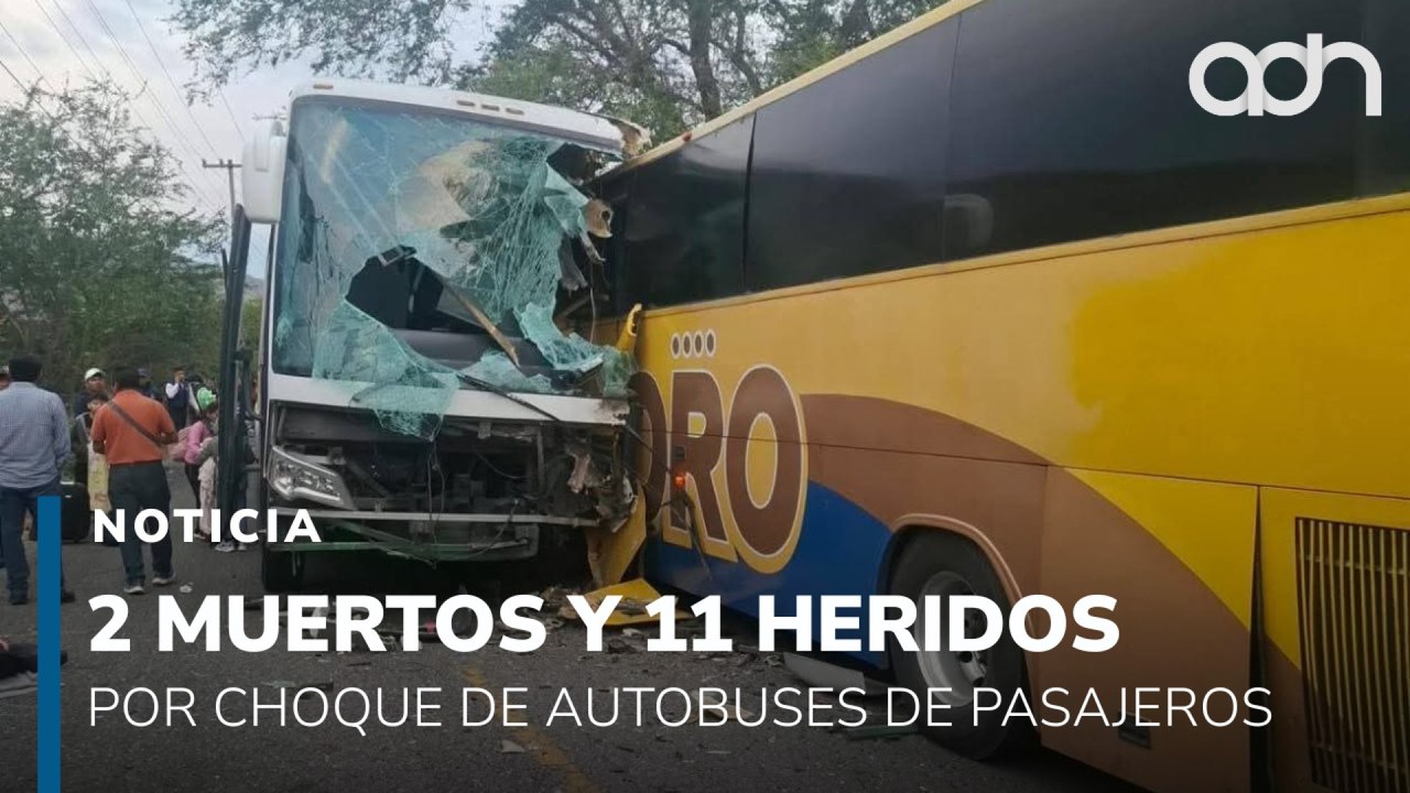 🚨¡Última Hora! Dos muertos y 11 heridos tras choque de autobuses de pasajeros en Guerrero