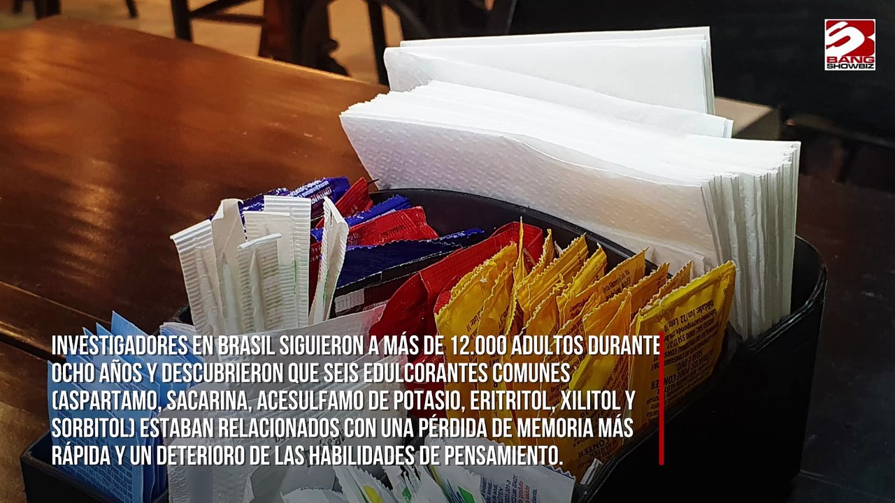 Los edulcorantes artificiales pueden causar problemas de salud