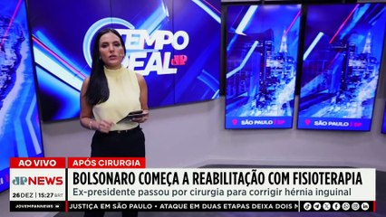 Bolsonaro trata soluços e previne trombose após cirurgia | TEMPO REAL