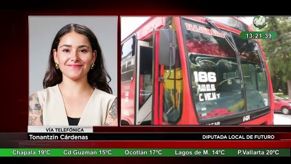 Tonantzin Cárdenas habla sobre el aumento a la tarifa del transporte público