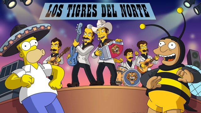 Los Tigres del Norte son invitados de lujo en Los Simpsons, interpretarán ''El Corrido de Pedro y Homero''