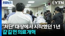 '처단' 대상에서 시작했던 1년...갈 길 먼 의료 개혁 / YTN