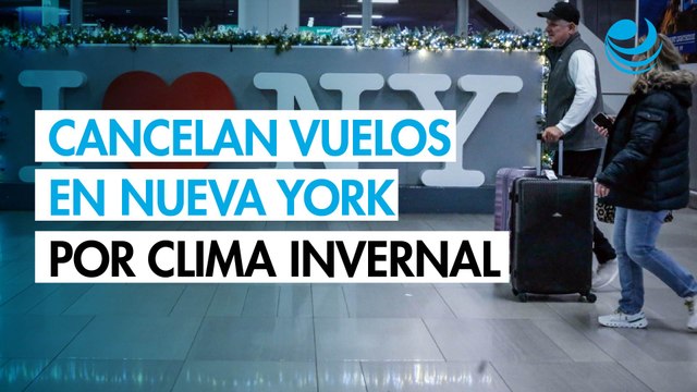 Aerolíneas en Estados Unidos cancelan más de 1,000 vuelos por el clima invernal