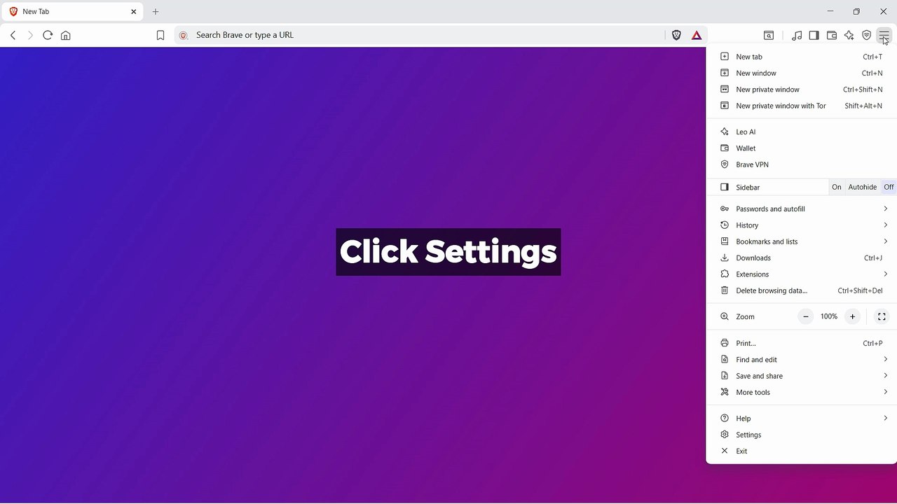 How to stop videos from automatically playing in Brave on a PC