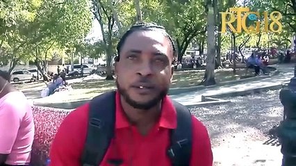 Plizyè moun ki sou plas St-Pierre PV swete pou gen estabilite ak sekirite nan peyi a.