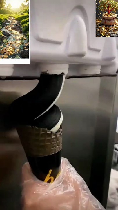 New ice Cream Cone#icecream #food #chocolate #dessert #cake #foodie #streetfood #streetfood #shorts