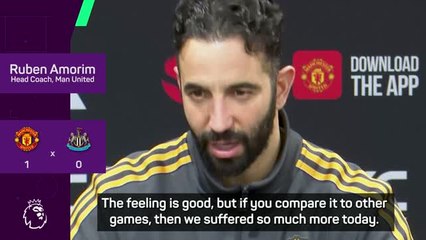 'We suffered' - Amorim on Man United win