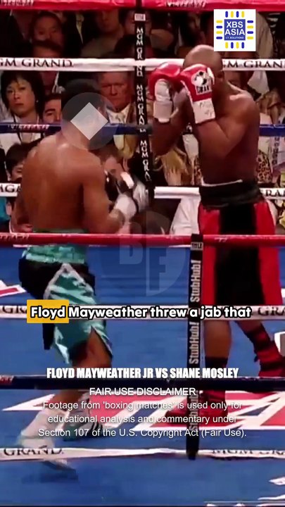 Floyd Mayweather's TIMING is TOO SHARP! Shane Mosley GETS caught FLUSH!