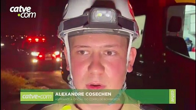 Casal fica ferido após acidente envolvendo moto e carro na BR-467, em Cascavel