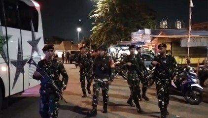 Personel Kodim 0503/Jakarta Barat Gelar Pengamanan Nataru