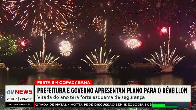 Réveillon 2026: RJ apresenta o Planejamento Operacional para festa em Copacabana