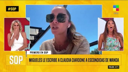 Claudia Ciardone rompió el silencio y confirmó que Martín Migueles le escribió