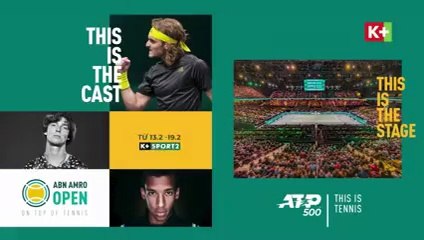 ATP 500 ABN AMRO World Tennis Tournament 2023 | Trailer trên K+PC HD (nay là K+SPORT2 HD)