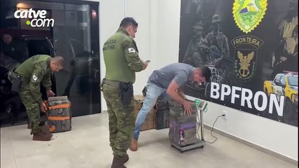 Vídeo aéreo: polícia apreende 725 quilos de maconha e recupera veículo em Vera Cruz do Oeste