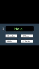 Spanish vocabulary quiz test with answers