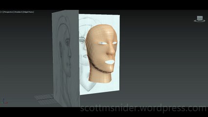 Flame: 3DS MAX Practice Polygon Modeling Head Model Video #36 (12-26-2025)