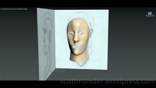 Flame: 3DS MAX Practice Polygon Modeling Head Model Video #38 (12-26-2025)