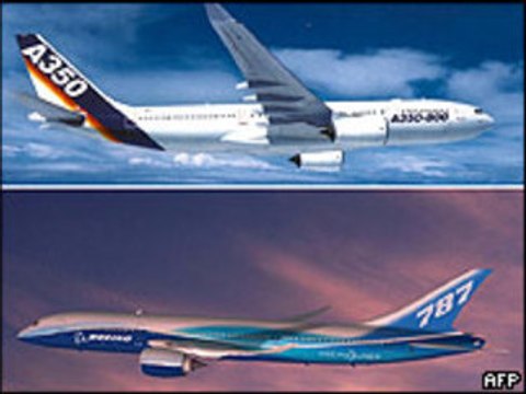 Airbus A350 vs Boeing 787 : publicité parodique