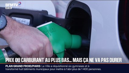 Les prix du carburant au plus bas… mais ça ne va pas durer