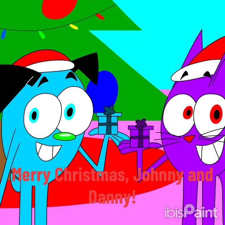 Johnny & Friends: Merry Christmas, Johnny and Danny! in Speedpaint