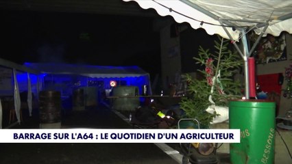 Barrage sur l'A64 : le quotidien d'un agriculteur