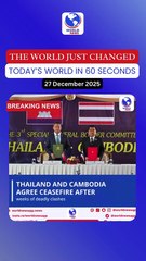 Thailand and Cambodia agree ceasefire after weeks of deadly clashes