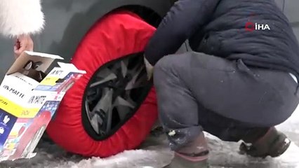 Uludağ’a yoğun kar yağdı, pistler doldu taştı