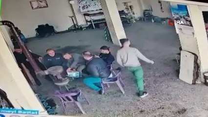 Sobaya dökülen mazot bomba gibi patladı, çırak yaralandı