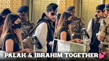 Holiday On Cards? Palak Tiwari & Ibrahim Ali Khan Spotted Departing Mumbai Together