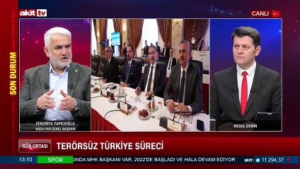 HÜDA PAR Genel Başkanı Zekeriya Yapıcıoğlu Türkiye gündemini değerlendirdi