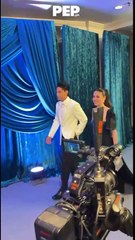 Michael Sager & Maoui David at the 51st MMFF Gabi Ng Parangal Blue Carpet | PEP Coverage