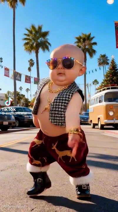 Der Knabe hat Rhythmus im Blut