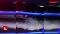 Zonguldak'ta dalgalarla savrulan balıkçı teknesinin kurtarılma anları ortaya çıktı