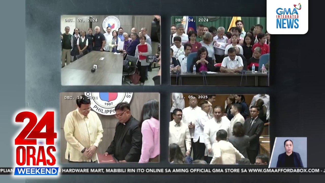 VP Sara Duterte, kauna-unahang bise na na-impeach; impeachment complaint, na-archive | 24 Oras Weekend