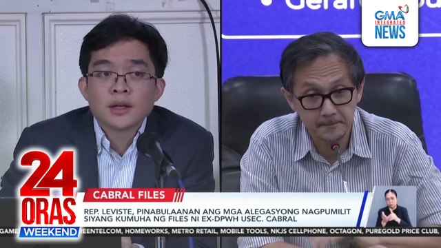 Rep. Leviste, itinangging nagpumilit siyang makuha ang files ni dating DPWH Usec. Cabral | 24 Oras Weekend